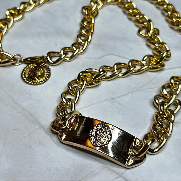 Gold Tone Chain Swag Belt main image 4